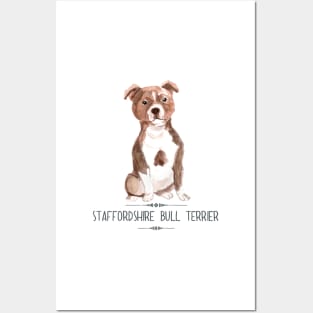 Staffordshire Bull Terrier Posters and Art